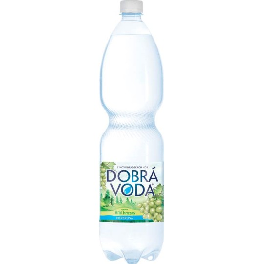 Dobrá voda neperlivá Bílé hrozny 1,5l - PET