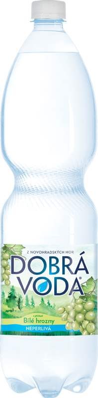 Dobrá voda neperlivá Bílé hrozny 1,5l - PET
