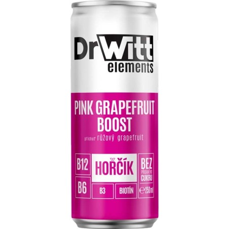 DrWitt Elements Pink Grapefruit Boost 0,25l - plech
