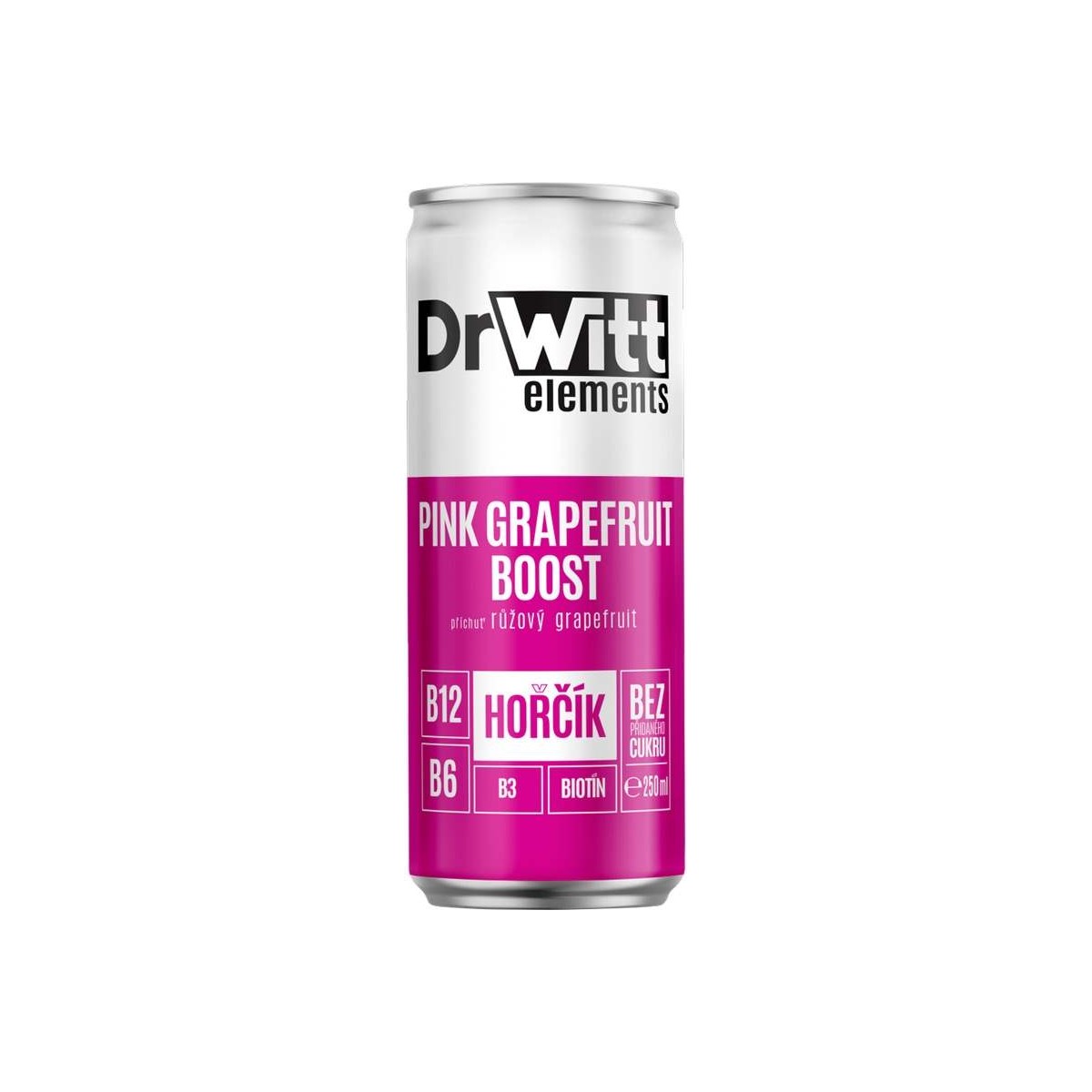 DrWitt Elements Pink Grapefruit Boost 0,25l - plech