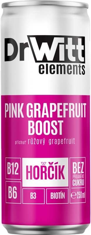 DrWitt Elements Pink Grapefruit Boost 0,25l - plech