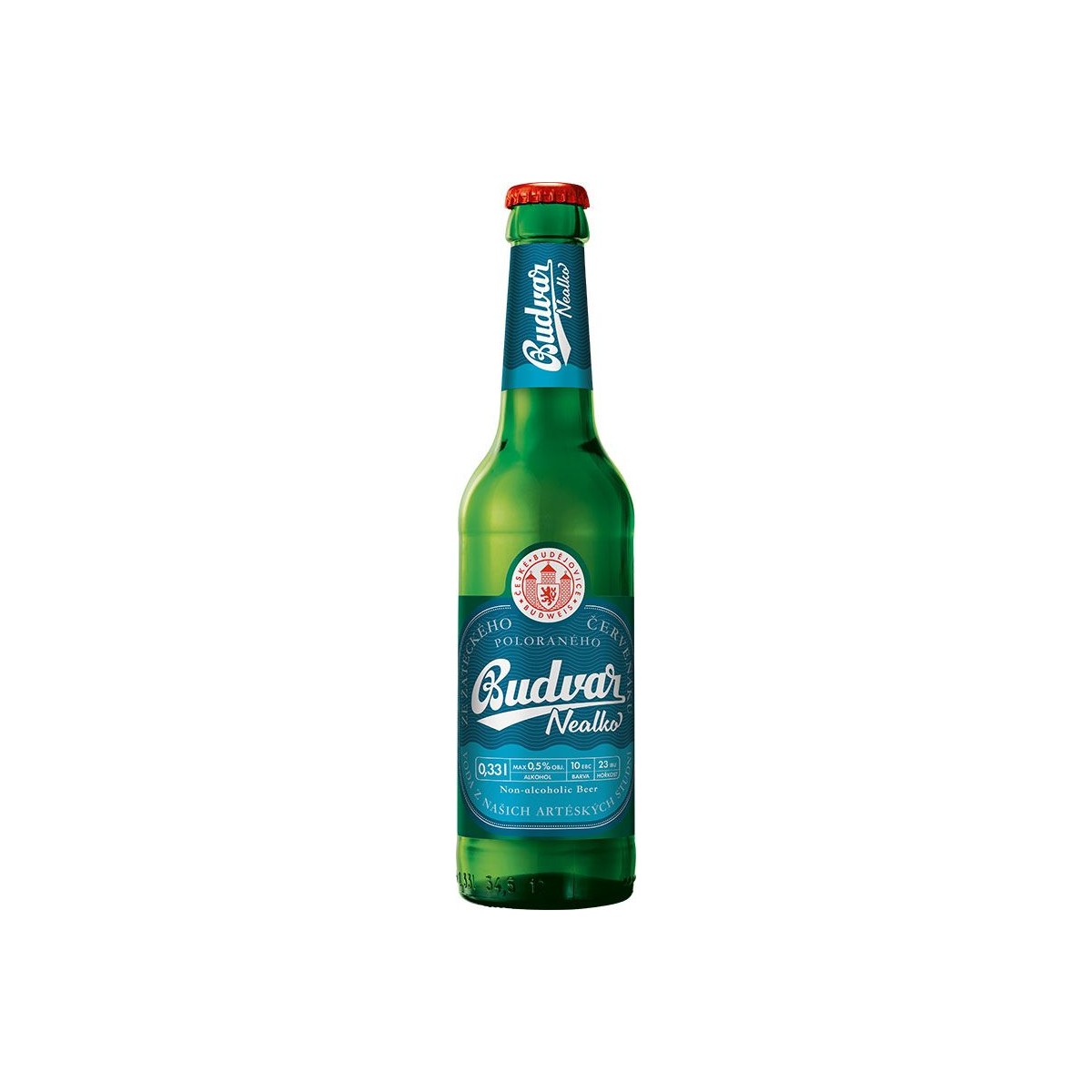 Budweiser Budvar nealkoholické 0,33l - sklo