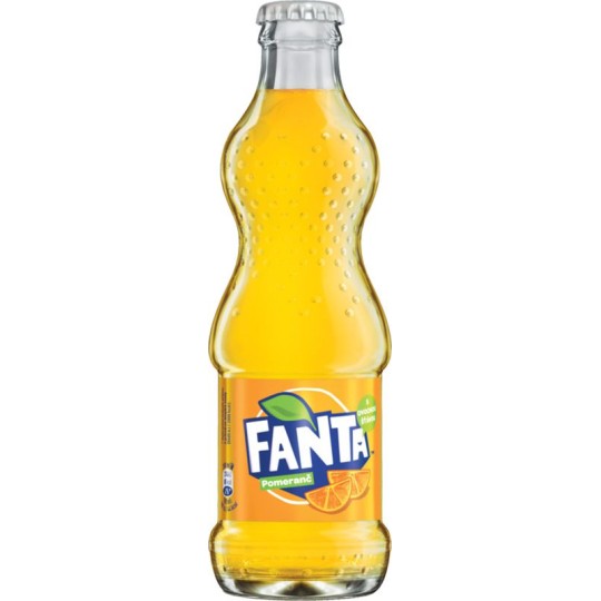 Fanta pomeranč 0,2l - sklo