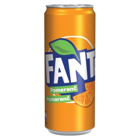 Fanta pomeranč 0,33l - plech