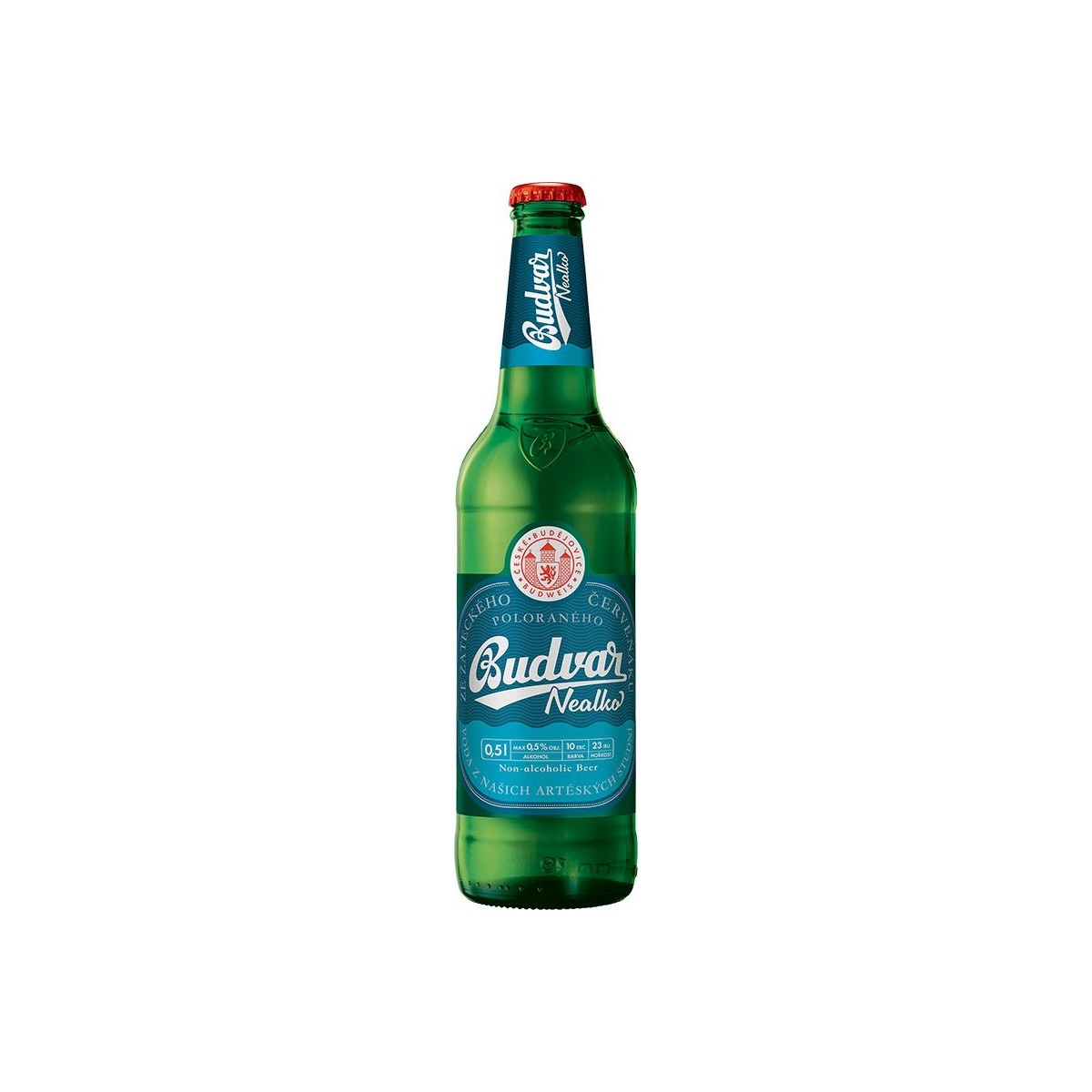 Budweiser Budvar nealkoholické 0,5l - sklo