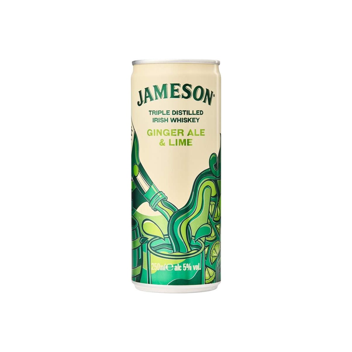 Jameson Ginger Ale & Lime 0,25l plech