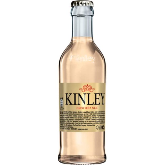 Kinley Ginger Ale 0,25l sklo