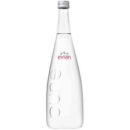 Evian 0,75l - sklo