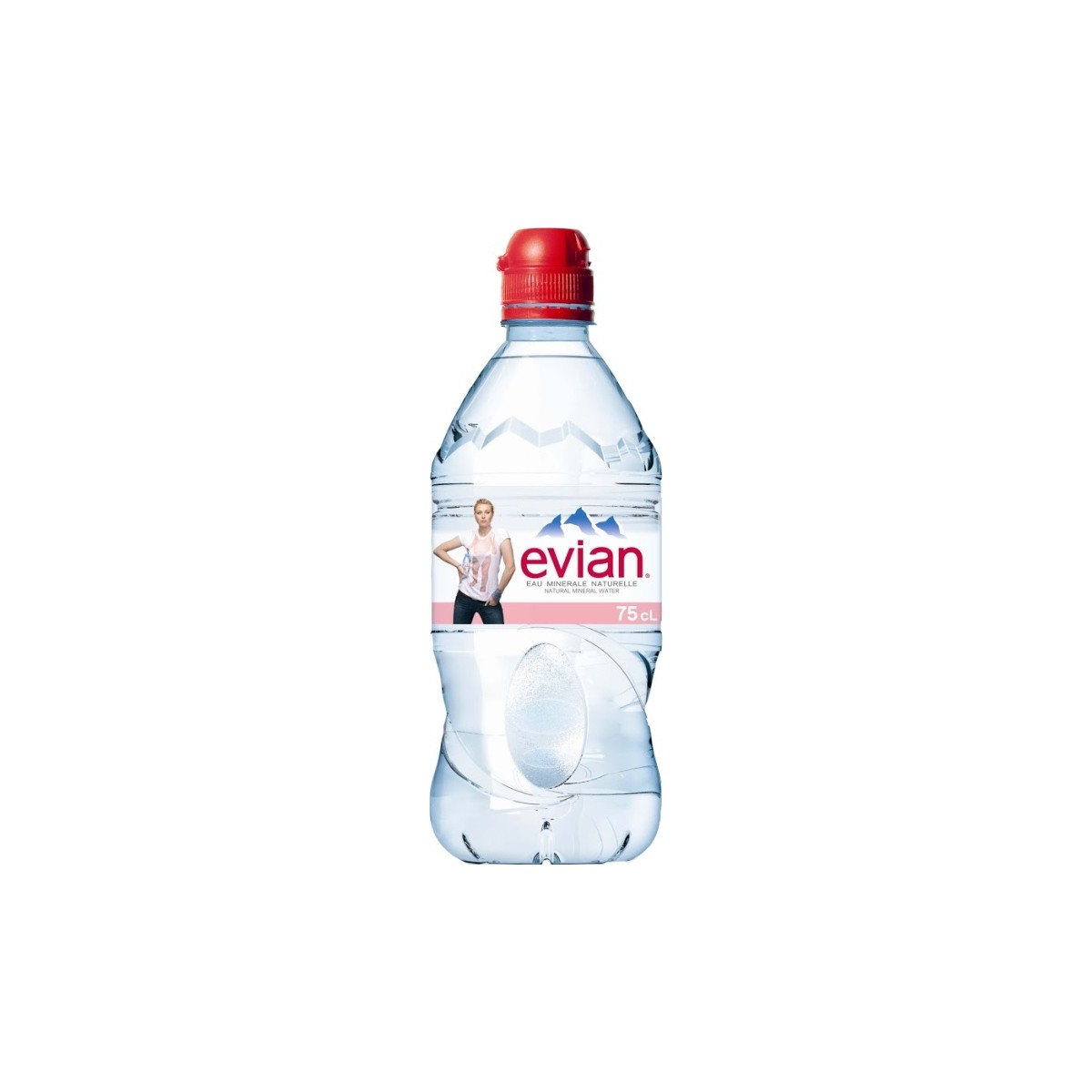 Evian 0,75l Sportcup - PET