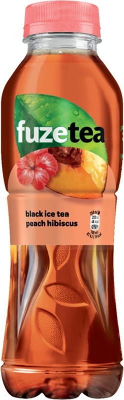 Fuze Tea Black Ice Tea Peach Hibiscus 0,5l - PET