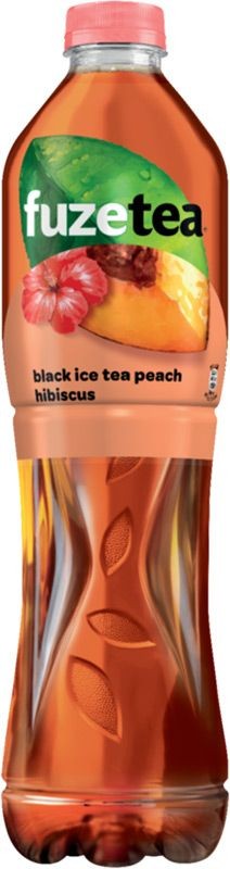 Fuze Tea Black Ice Tea Peach Hibiscus 1,5l - PET