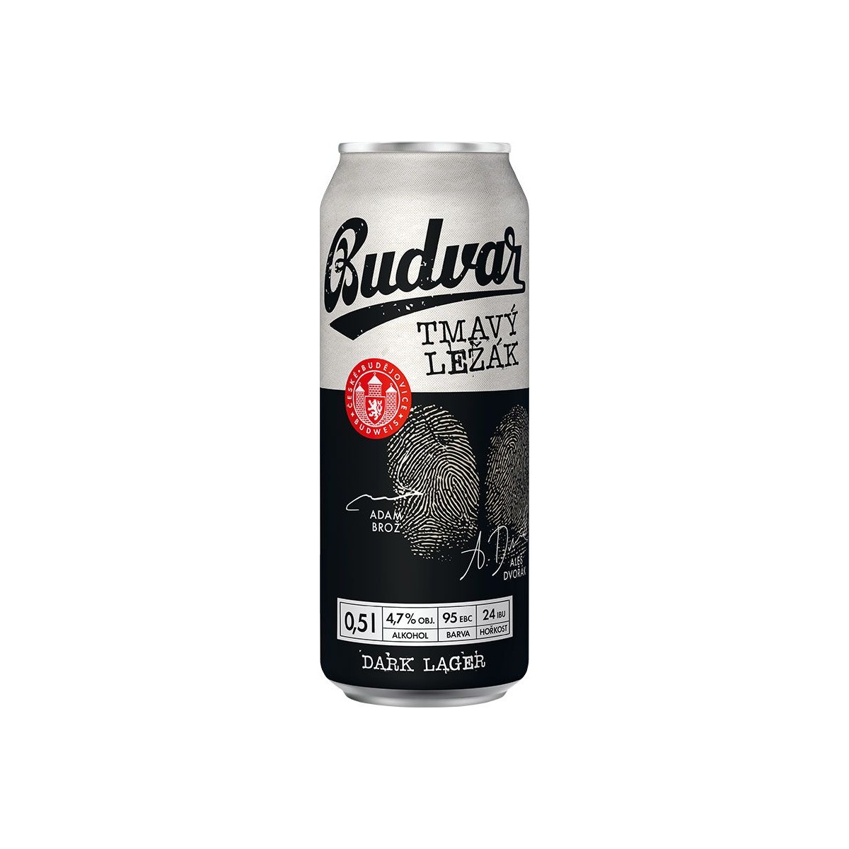 Budweiser Budvar tmavý ležák 0,5l - plech