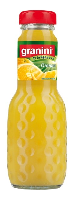 Granini Pomeranč 100% 0,2l - sklo