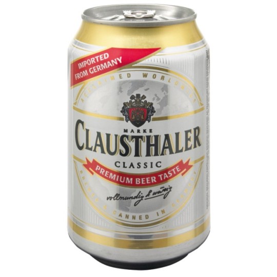 Clausthaler Classic 0,33l - plech