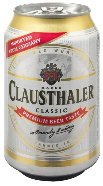 Clausthaler Classic 0,33l - plech