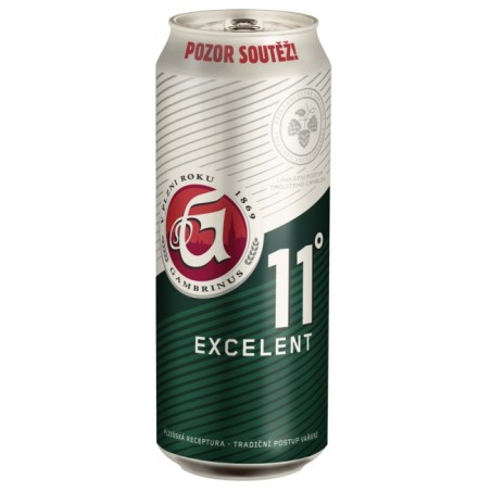 Excelent 11 světlé 0,5l - plech